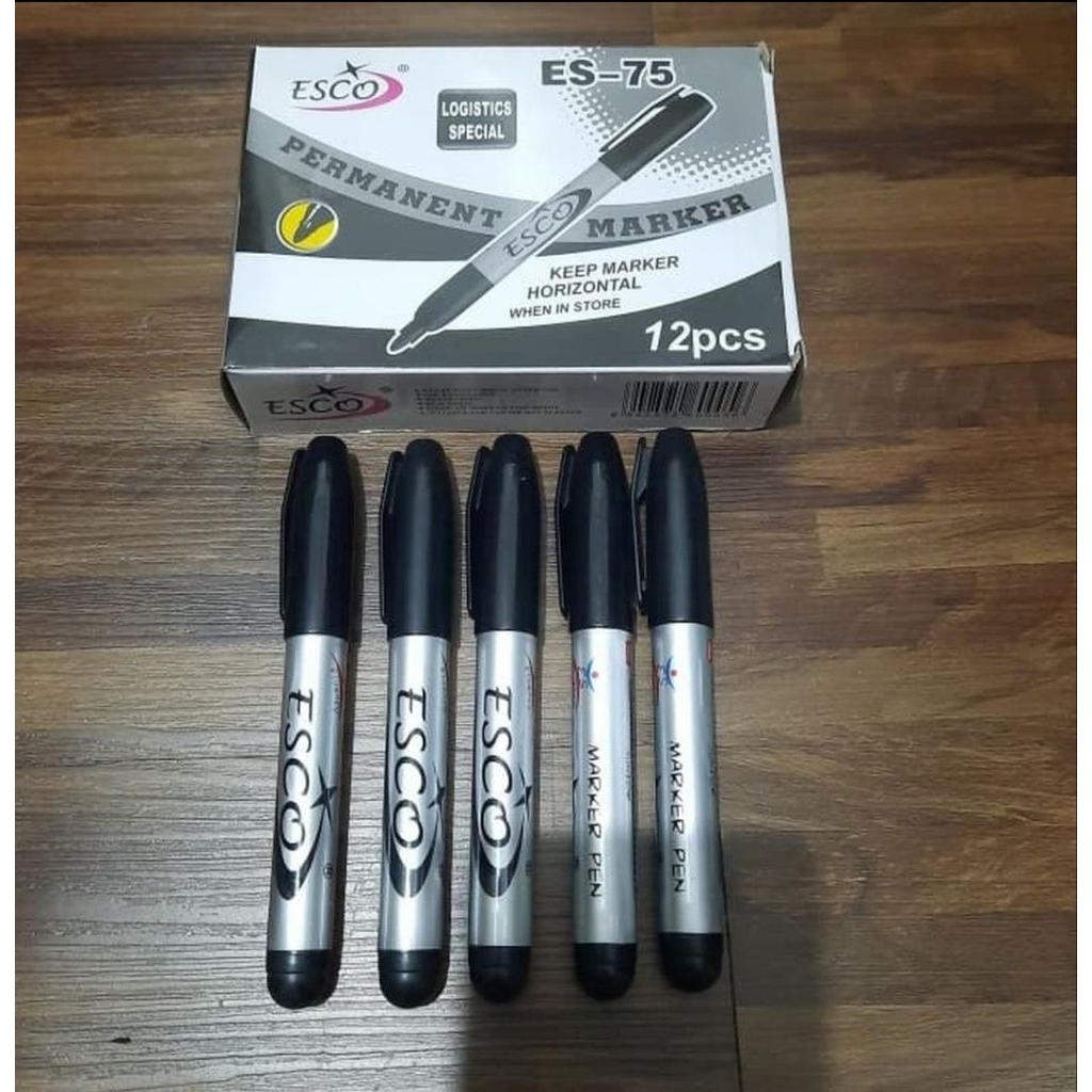 (1pcs) spidol permanen ESCO es-75/spidol permanen