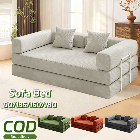 COD Sofa Bed Lipat Minimalis/Sofa Bed/Sofa Bench/Sofa 3 Seater/1.5M sofa/sofa tempat tidur&Sandaran 