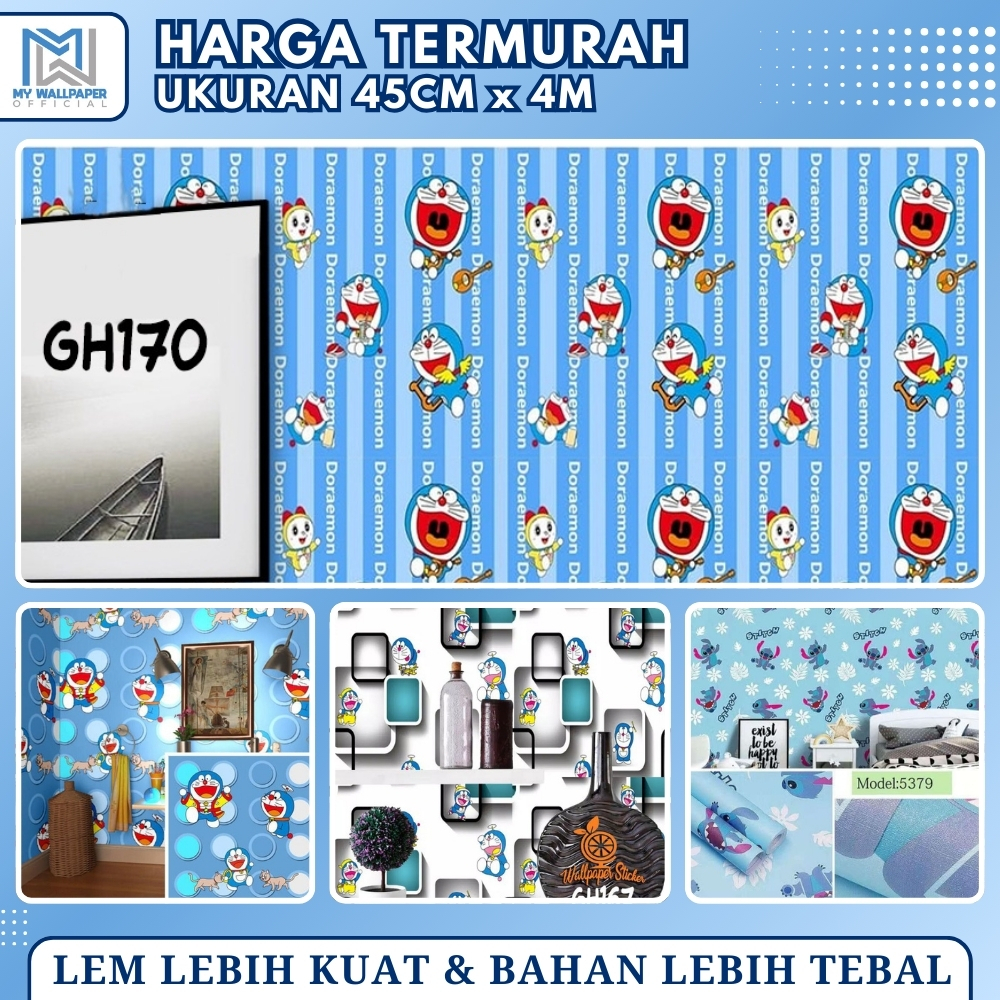 Wallpaper Dinding Doraemon Stiker Dinding Anak Doraemon Walpaper Dinding Doraemon Wallpaper Doraemon