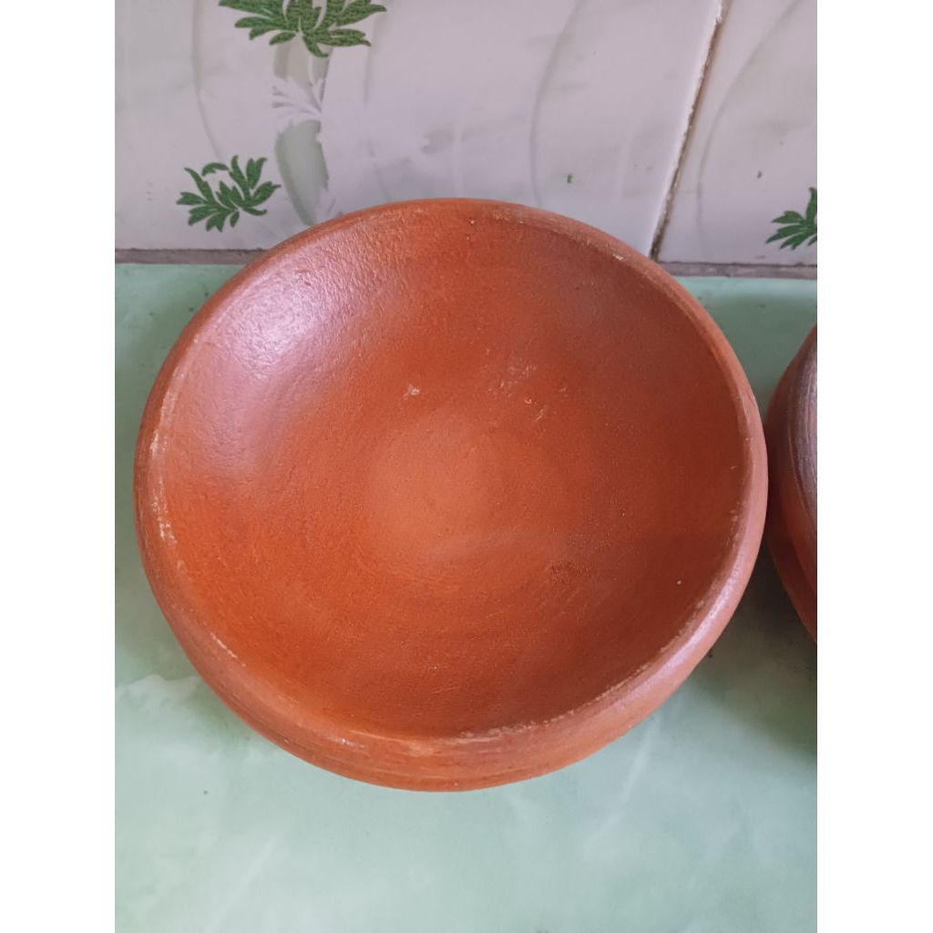 cobek tanah liat ukuran 15cm original