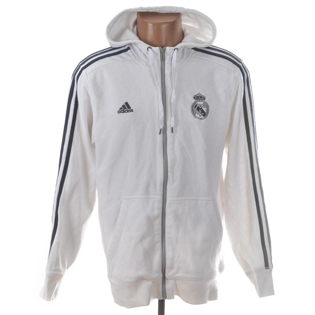preloved jacket adidas tracktop hoodie real madrid second branded