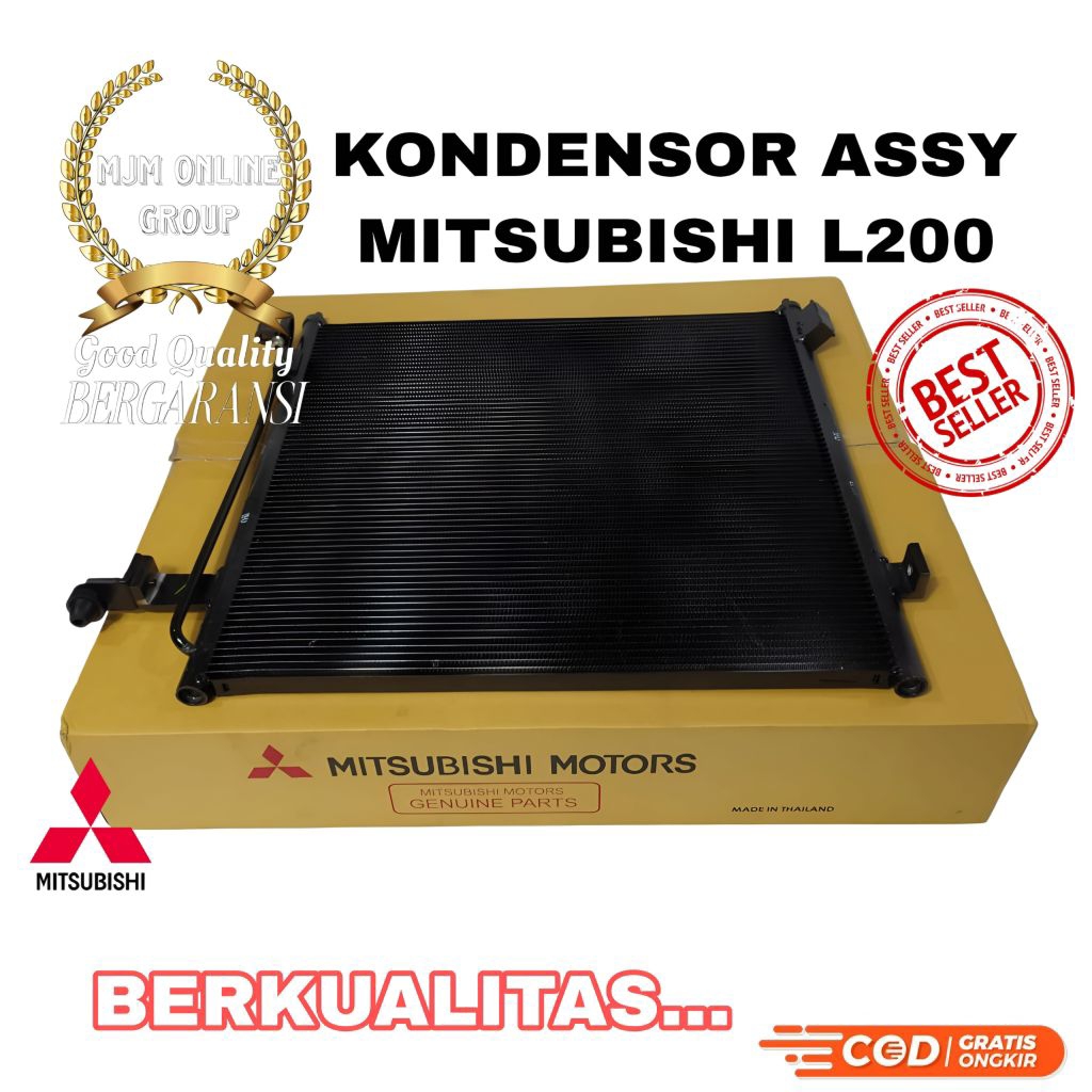 Kondensor radiator ac assy L200 Strada Bergaransi