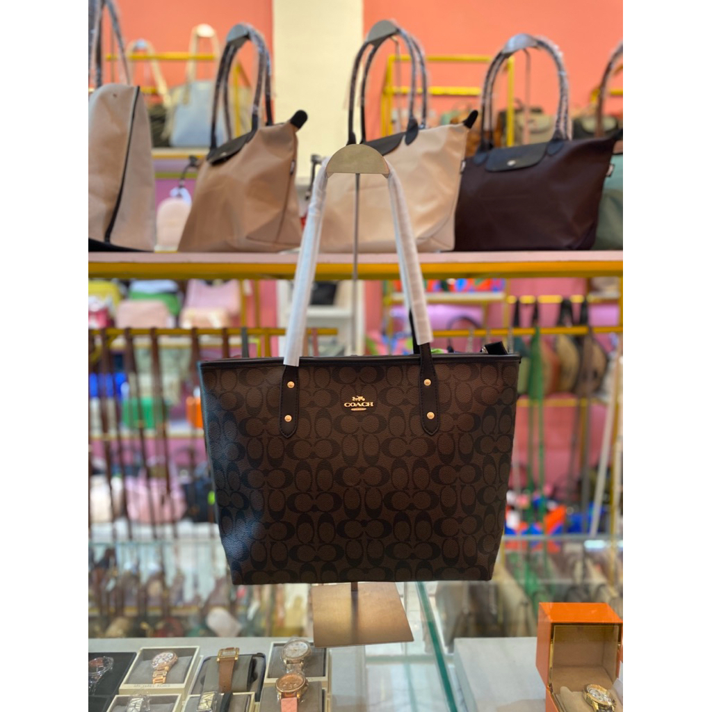 COC F58292 Signature City Zip - Black Brown