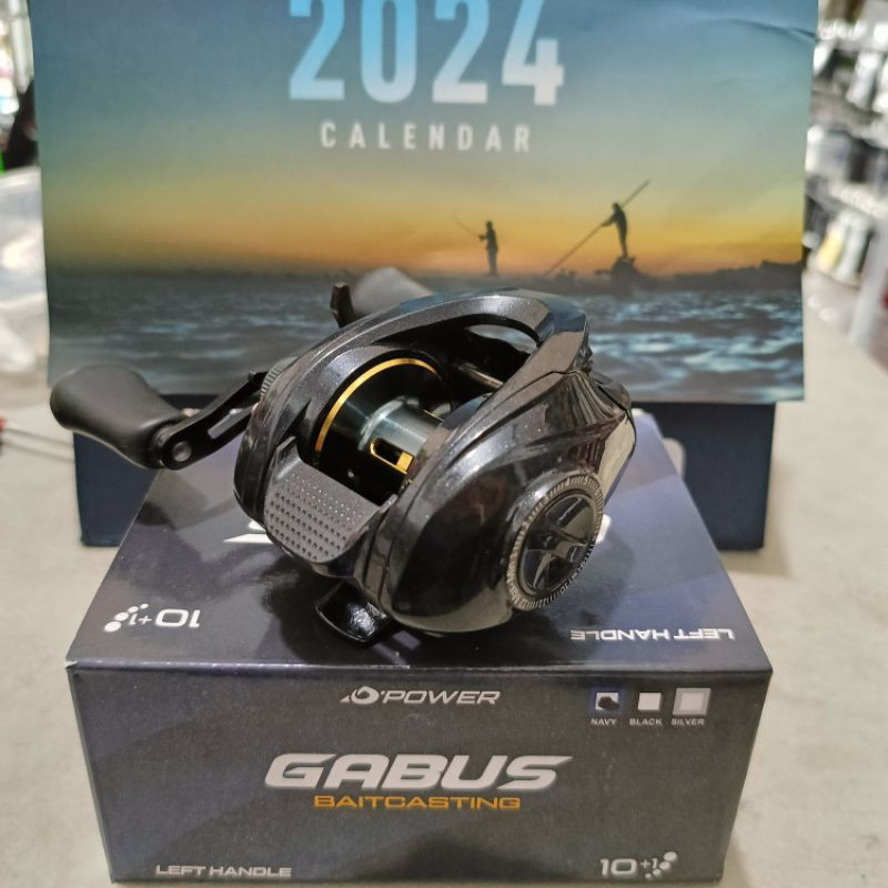 REEL BC D POWER GABUS RASIO 8.0:1 DRAG CLICKER / REEL BC