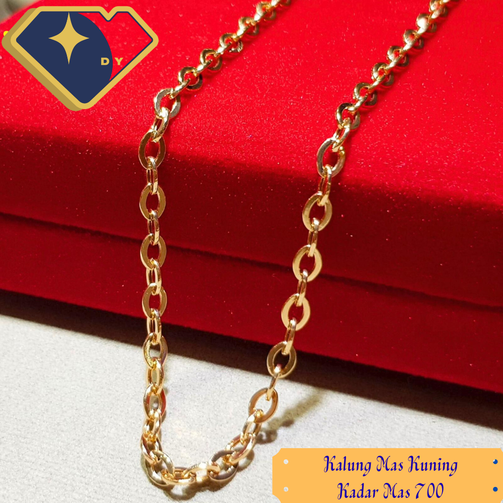 Kalung Rantai mas Kuning Baru 017 Kadar mas 700