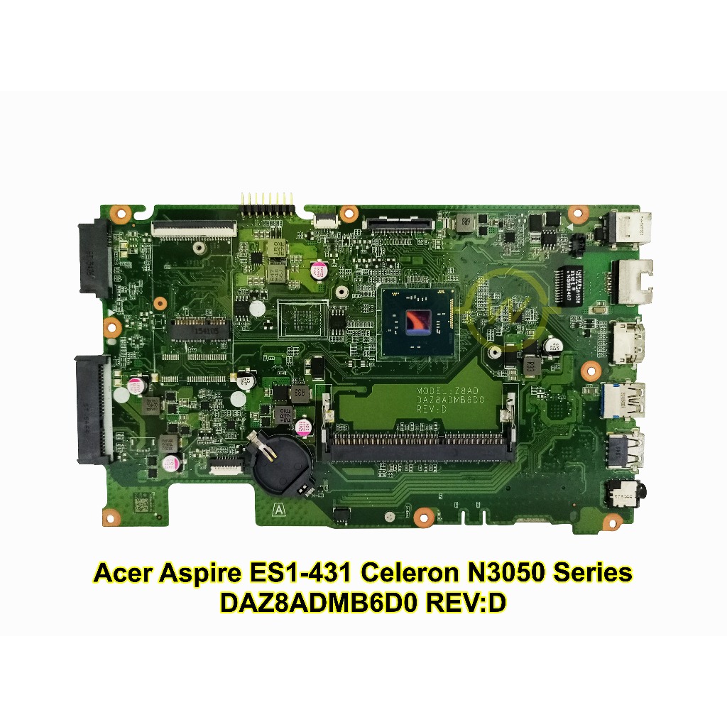 Mainboard Motherboard Mobo Laptop Acer Aspire ES1-431 DAZ8ADMB6D0 REVD Series