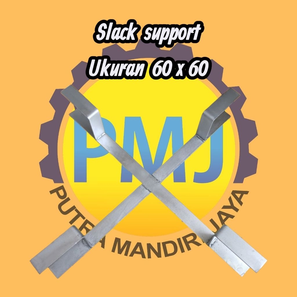 slack support 60 × 60 . slack hanger/ palangan/hanger/slack kabel