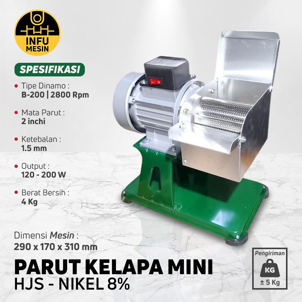 MESIN PARUT KELAPA MINI PORTABLE LISTRIK HJS 200 WATT