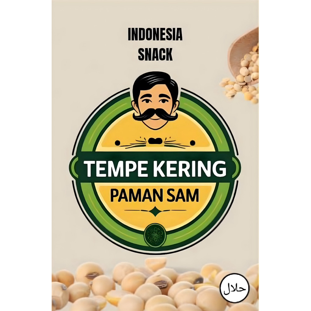 tempe kering 100gr-renyah gurih-tahan lama-lauk&cemilan-paman sam