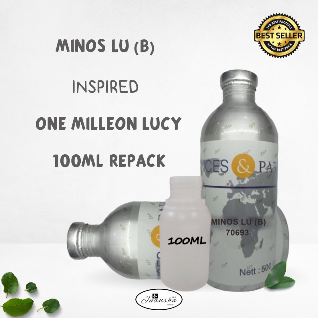 BIBIT PARFUM MURNI MINOS LU (B)  ESSENCES 100ML REPACK