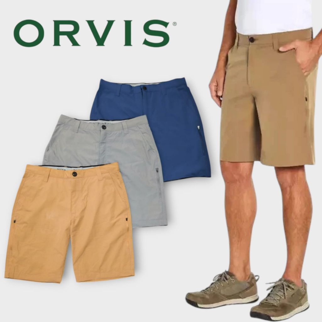 Orvis Mens Tech Lightweiht Short Pant / Celana Pendek Pria Outdoor