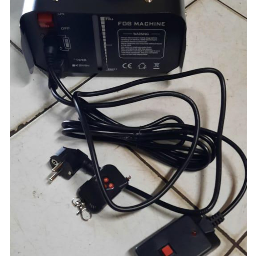 mesin fogging smoke asap panggung redsun 900 watt remote fog machine FS-002