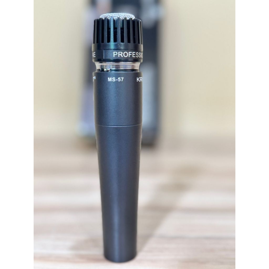 MIC KENDANG MIC INSTRUMENT KREZT MS 57 ORIGINAL  - MIC  KABEL INSTRUMENT KENDANG MIC KETIPUNG