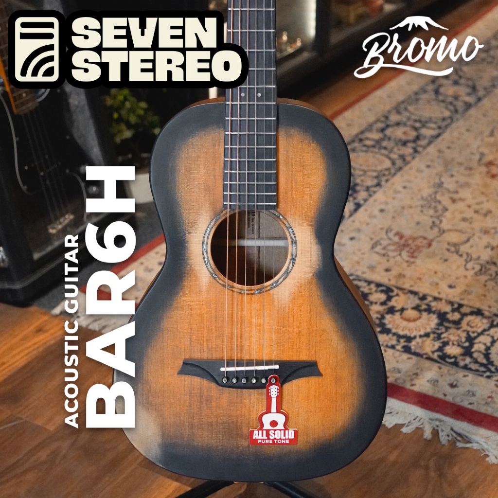 Bromo BAR6H hs All Solid Parlor Guitar