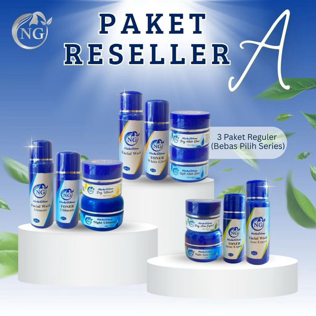 PAKET RESELLER A NALU GLOW / PAKET RESELLER NALU GLOW / PAKET USAHA NALU GLOW