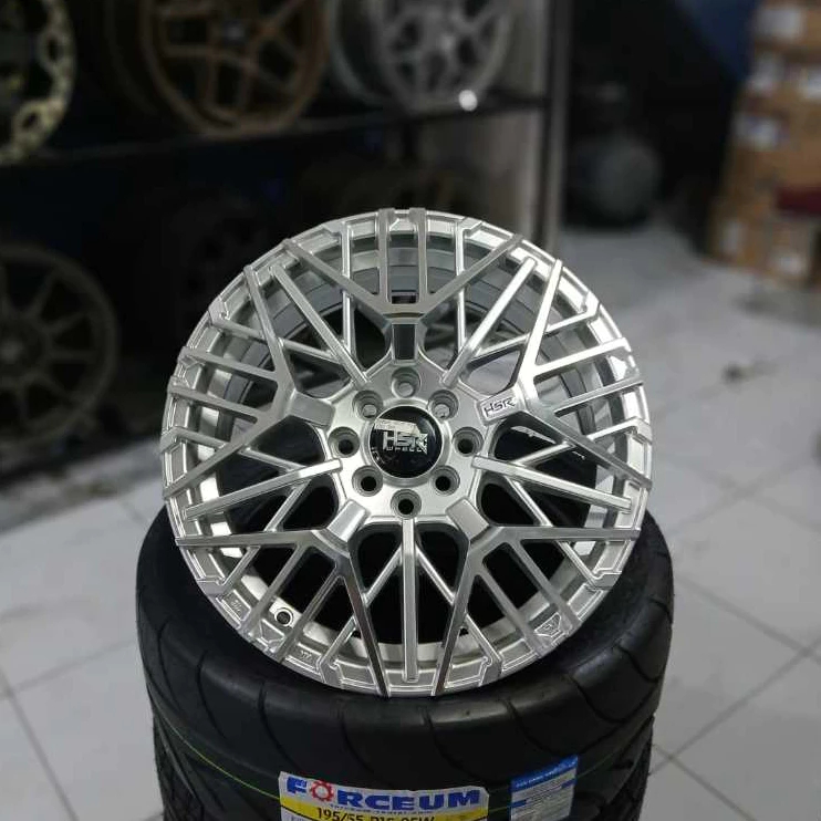 velg mobil ring 17 warna silver