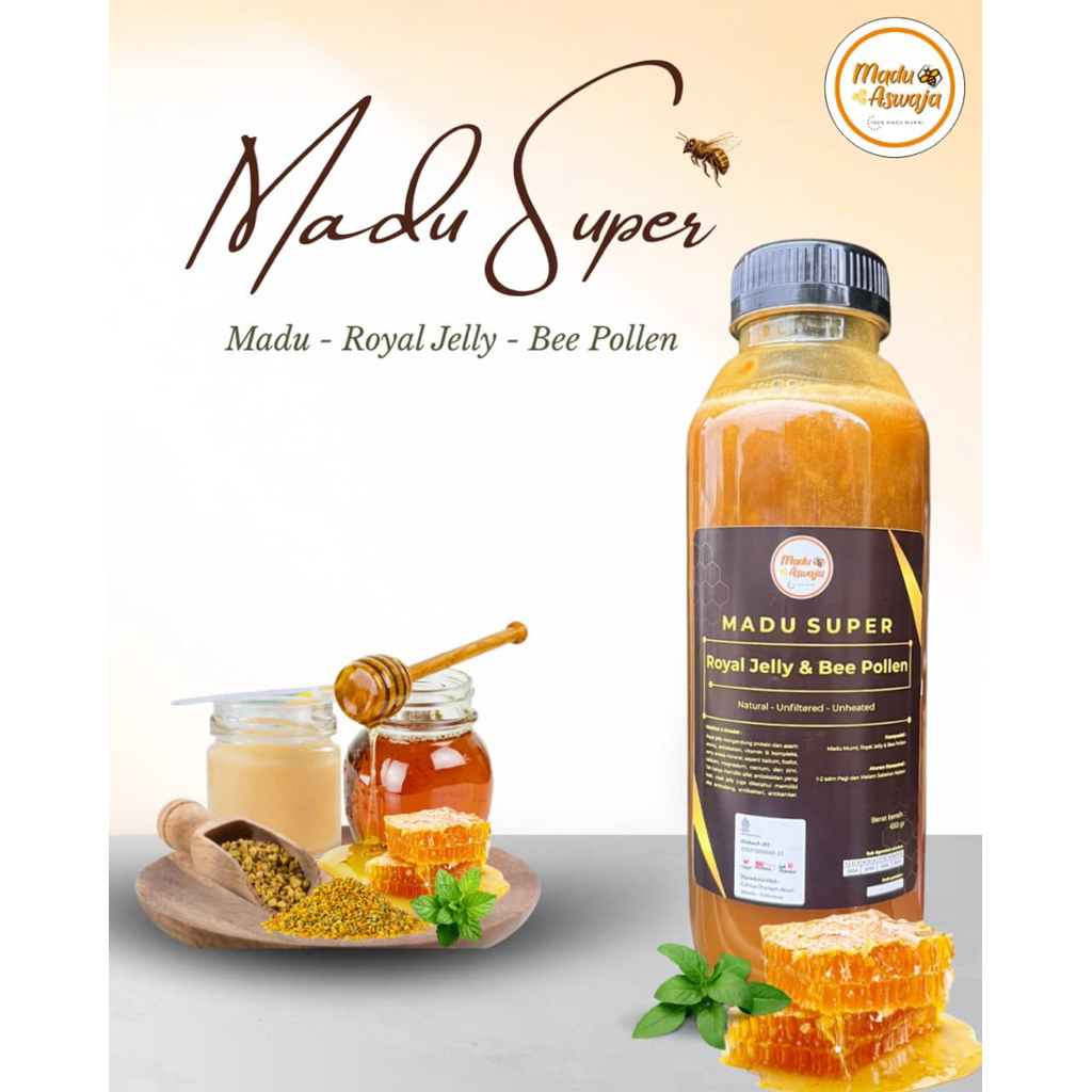 Madu Super Royal Jelly & Bee Pollen