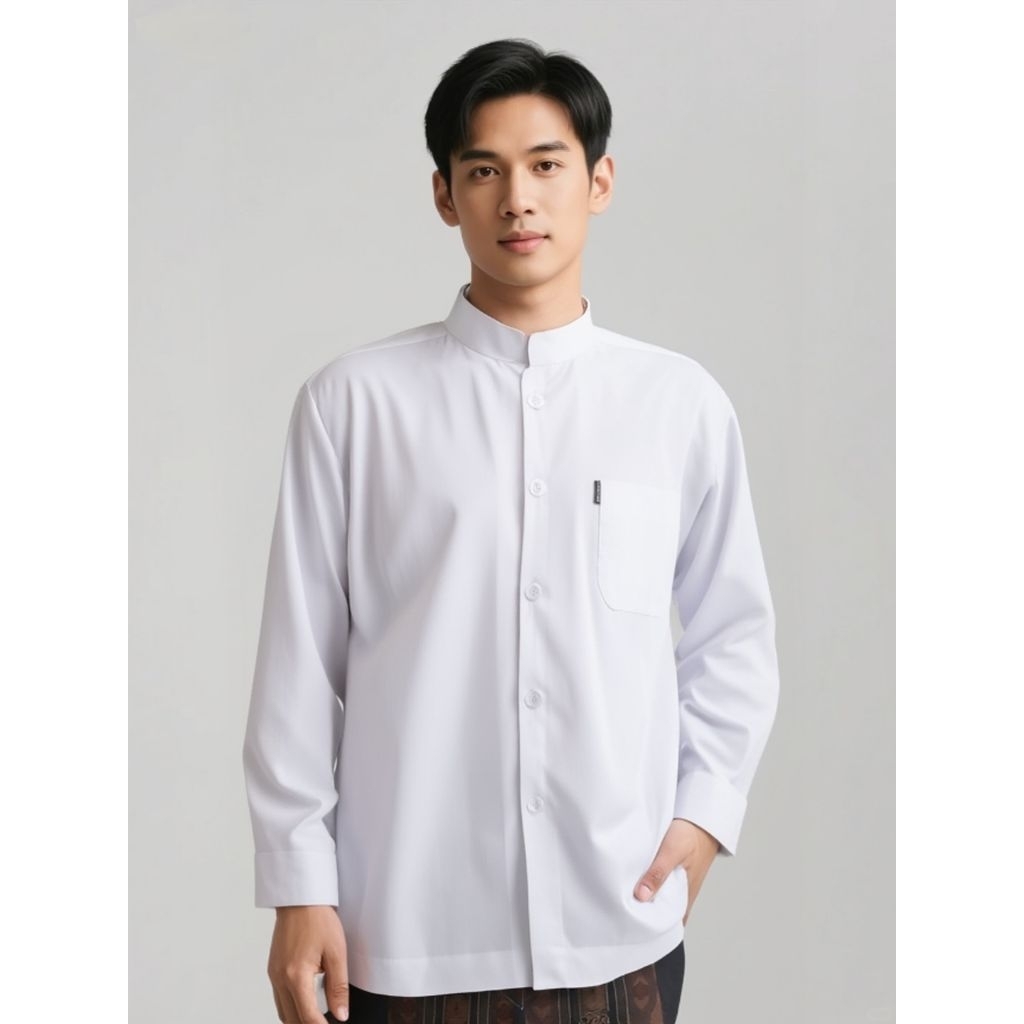 baju Koko pria dewasa. baju Koko kerah pendek