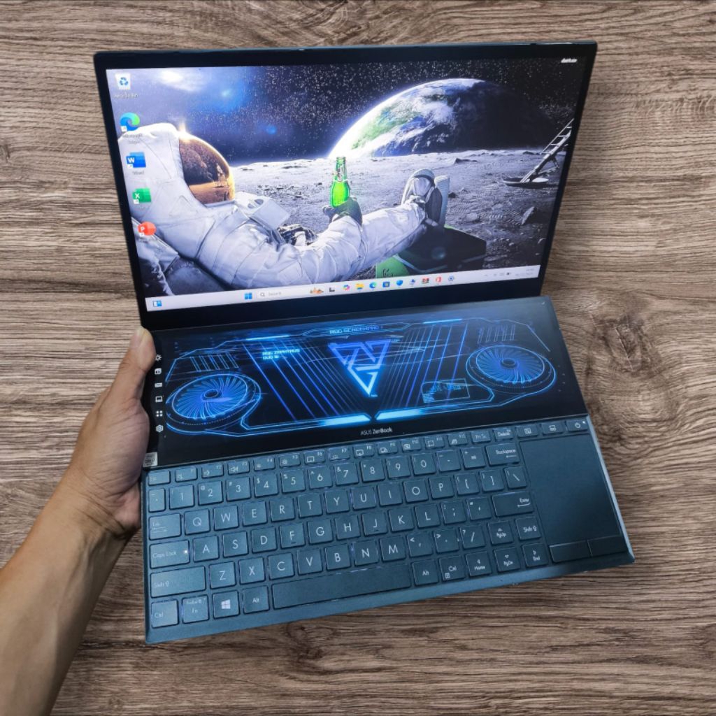 ASUS ZENBOOK DUO Pro UX481FAY*  DUAL TOUCHSCREEN atas bawah
