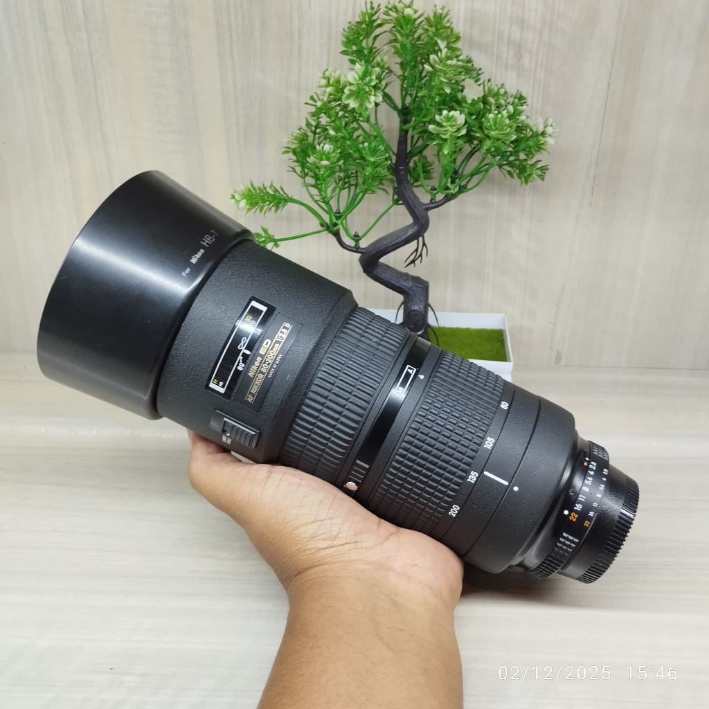 Nikkor AFD 80 200mm F2.8 Gen iii Mulus Siap Pakai