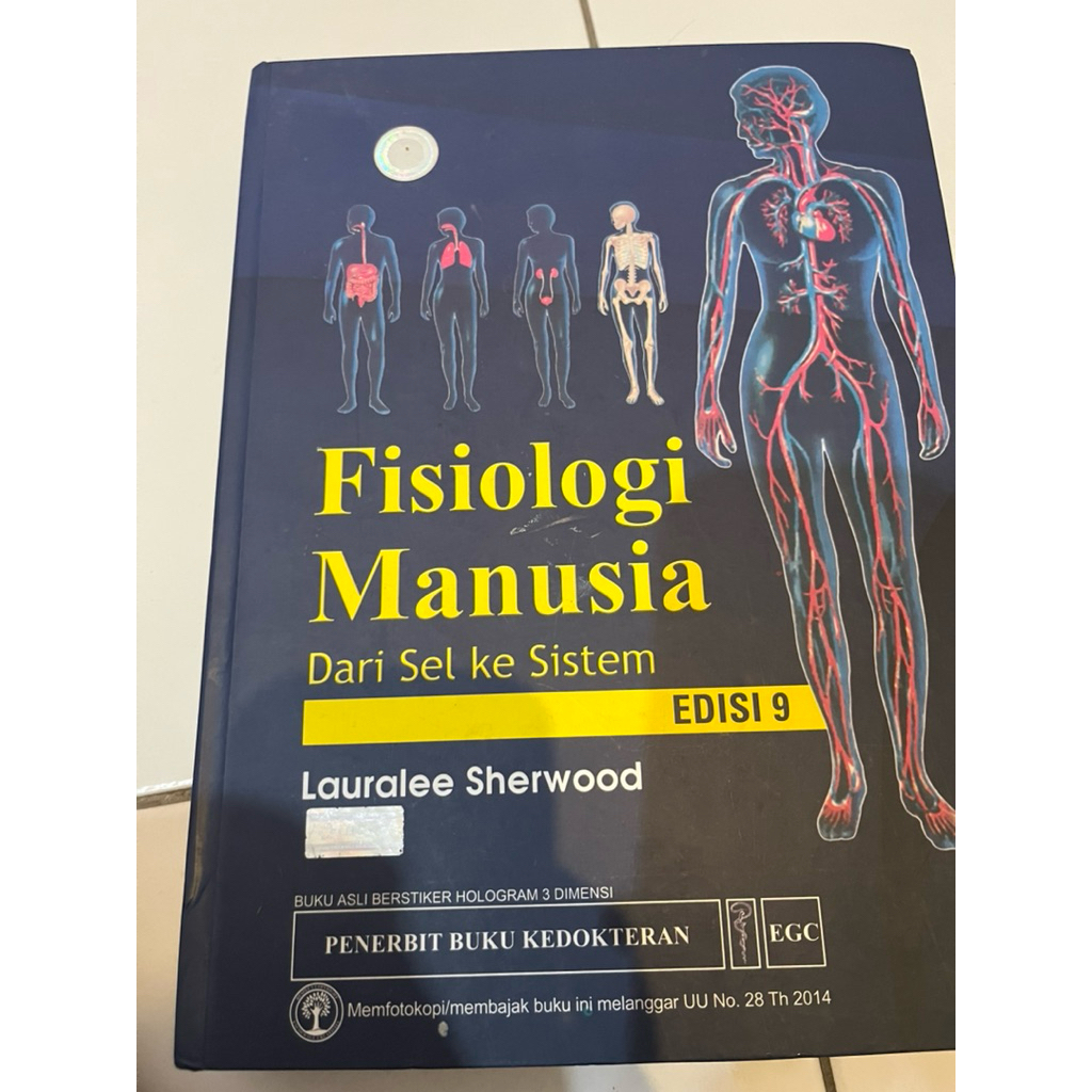 Fisiologi Manusia (Lauralee Sherwood) ORI | Preloved