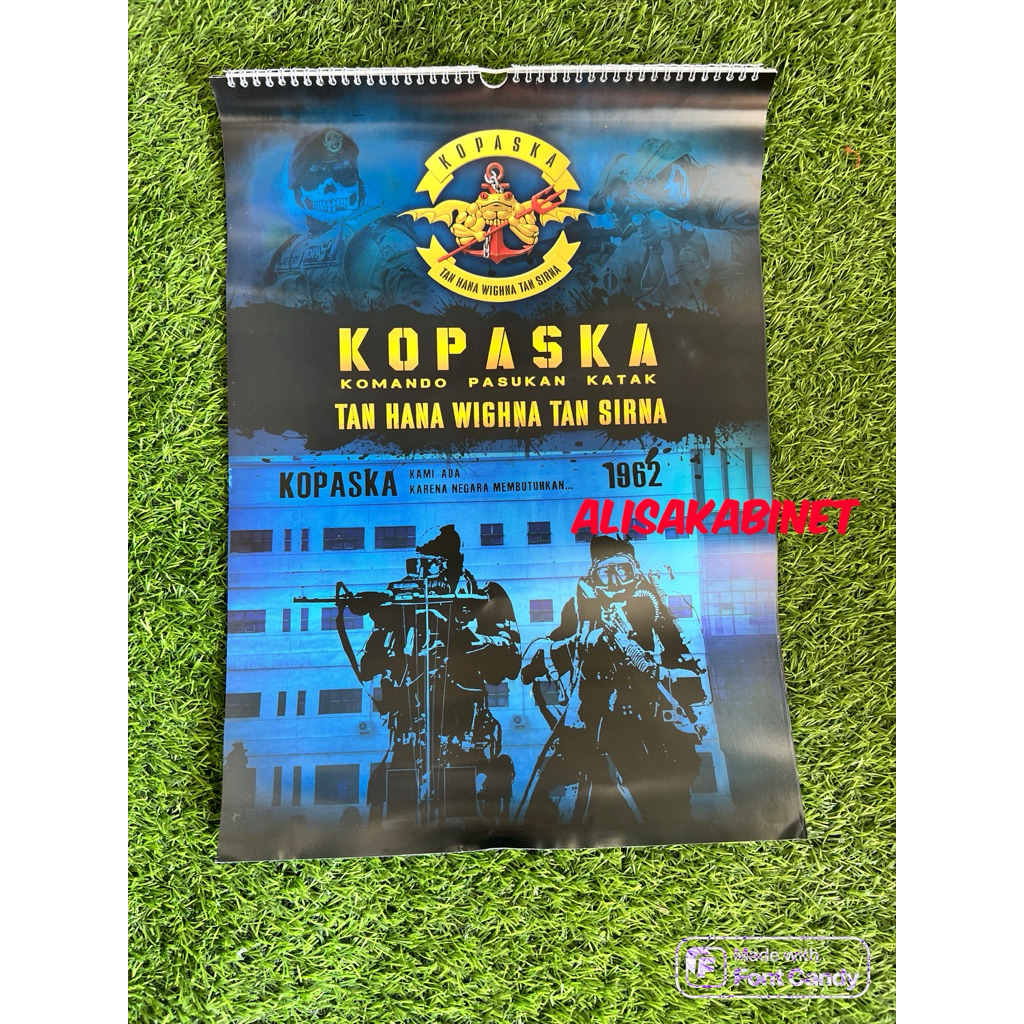 Kalender Dinding KOPASKA TNI AL 2026