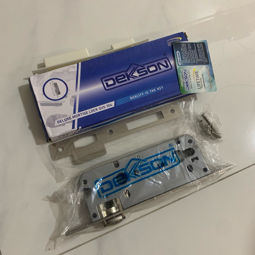 Body Kunci Pintu Kayu Pelor Mortice Mortise Roller Dekkson Dekson MTS RL DL 8485 SSS