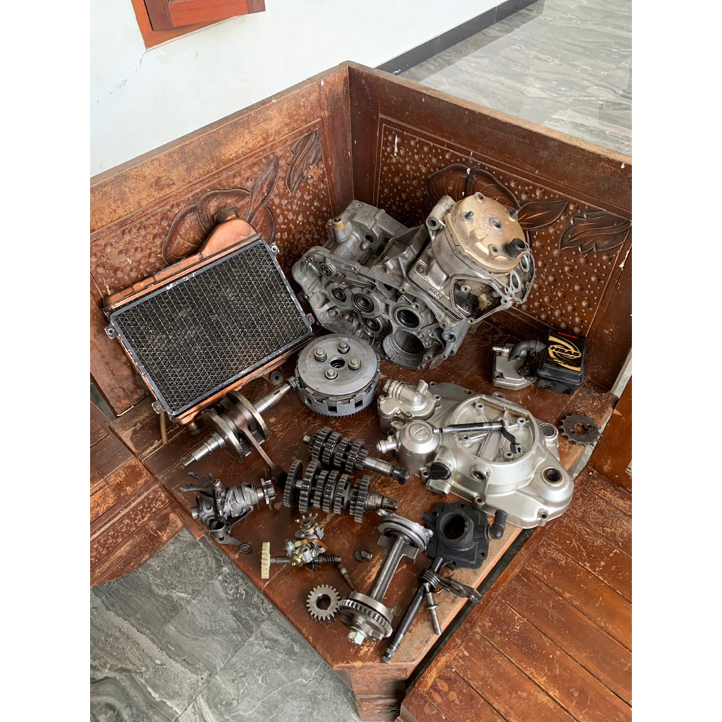 MESIN NINJA RR BAHAN BUAT TRAIL SESUAI FOTO TANPA SURAT