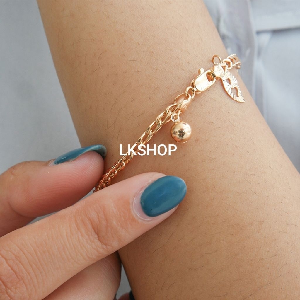 gelang emas tua murni