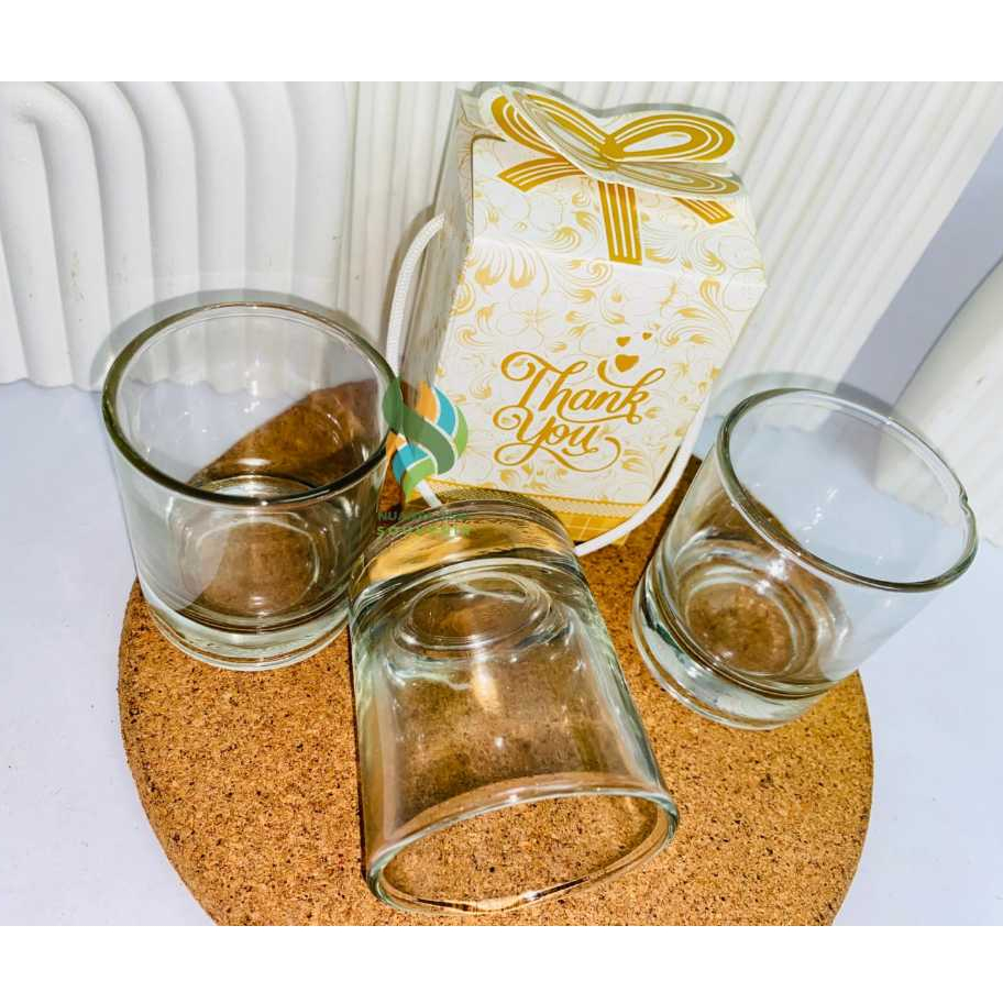 Souvenir Gelas Sloki Gelas Shot Glass Tumbler Gelas Mini Cangkir Kaca Gelas Bir Gelas Lilin 80ml