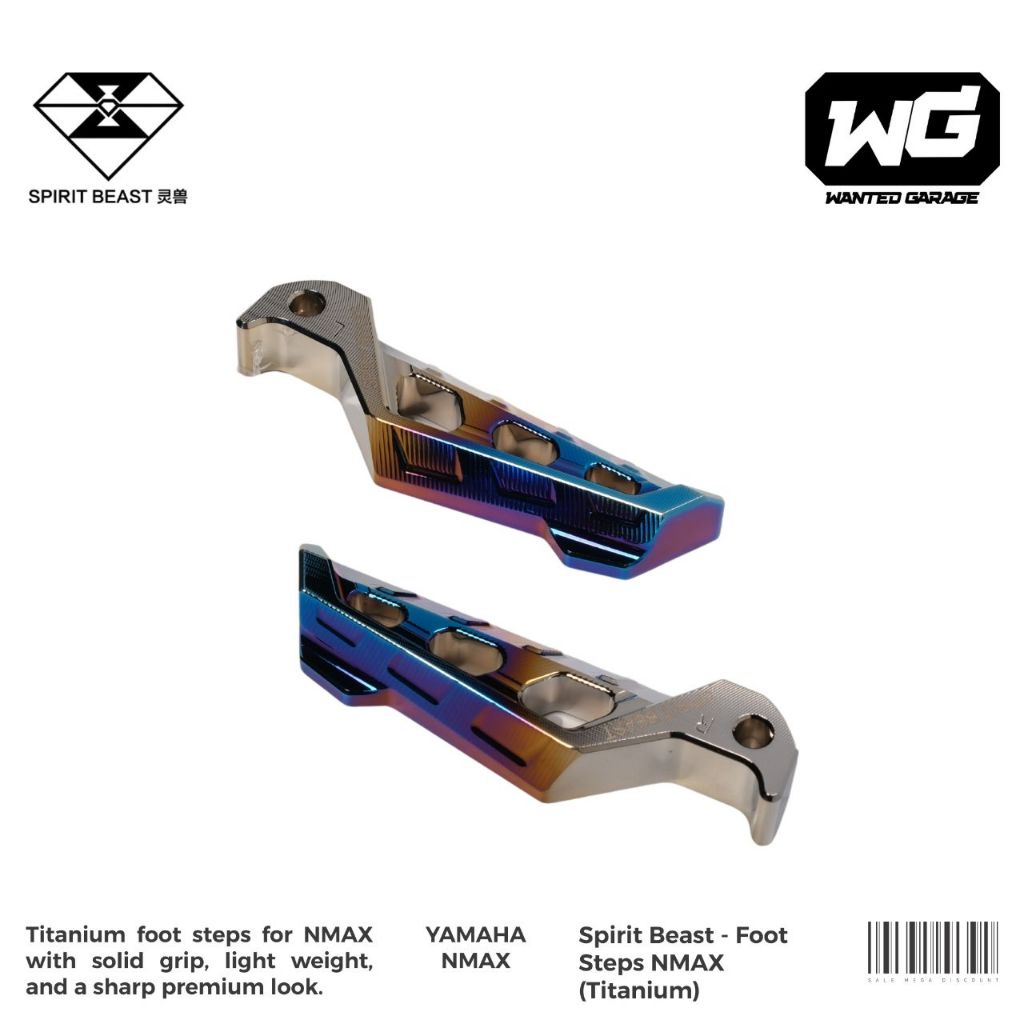 Spirit Beast - Foot Steps NMAX (Titanium)