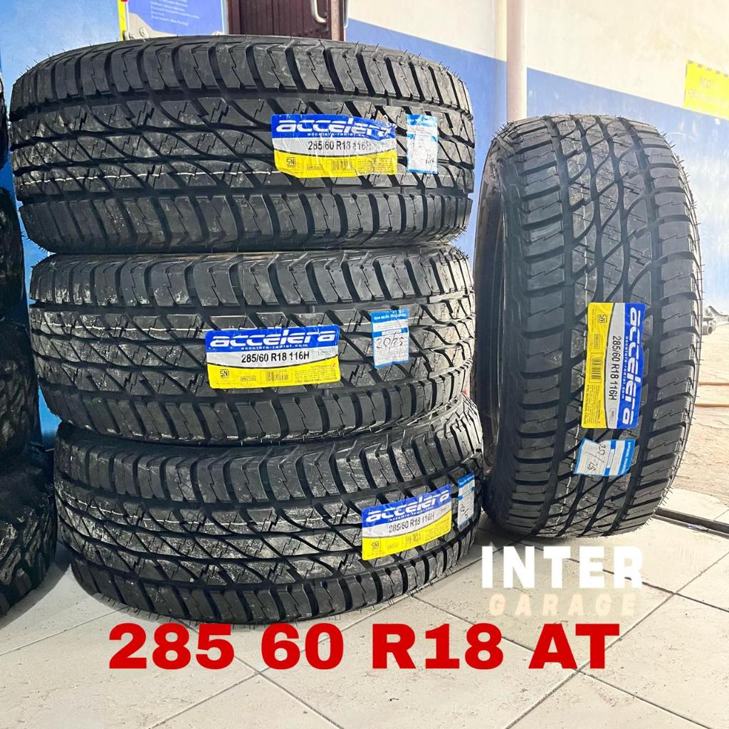 Ban mobil pajero fortuner 285 60 R18 Accelera AT Ban roda velg Ring 18