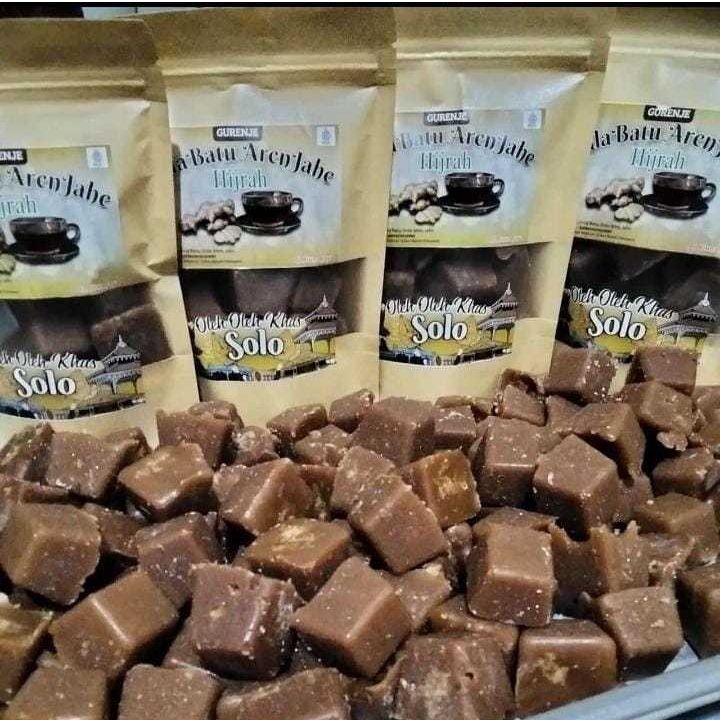 Gula Jahe Aren Khas Solo / Oleh-Oleh Tradisional / Gula Batu Jahe Premium / Gula Aren Jahe Ori / Gul