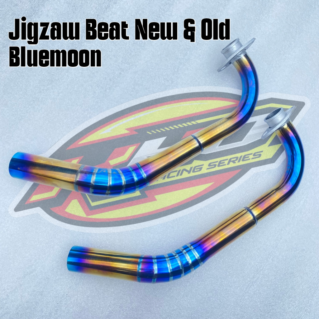 Leher Knalpot Kolong Beat New Bluemoon Jigzaw Leheran Kolong Genio Beat New Beat Street New JIGZAW