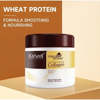 Karseell Collagen Hair Mask Masker Rambut - Smoothing Keratin Treatment BPOM 100ml Pelurus Rambut