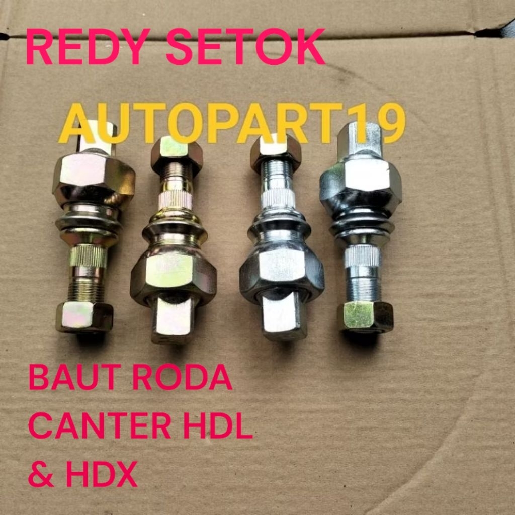 Baut roda belakang ps125 canter. baut roda belakang canter ps125