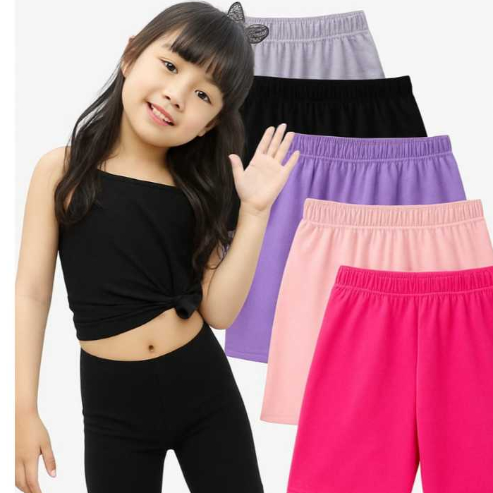 PAKET 6 Pcs Shot Anak Celana Leging Pendek Shot Strit Sot Daleman Anak Perempuan Nyaman Dipakai