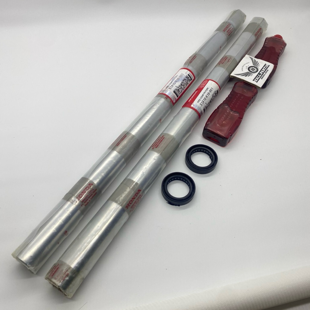 Paket 3Item As Shock depan+Seal shock+Oli shock Honda Verza Verza 150 kode part (K18) Original Quali