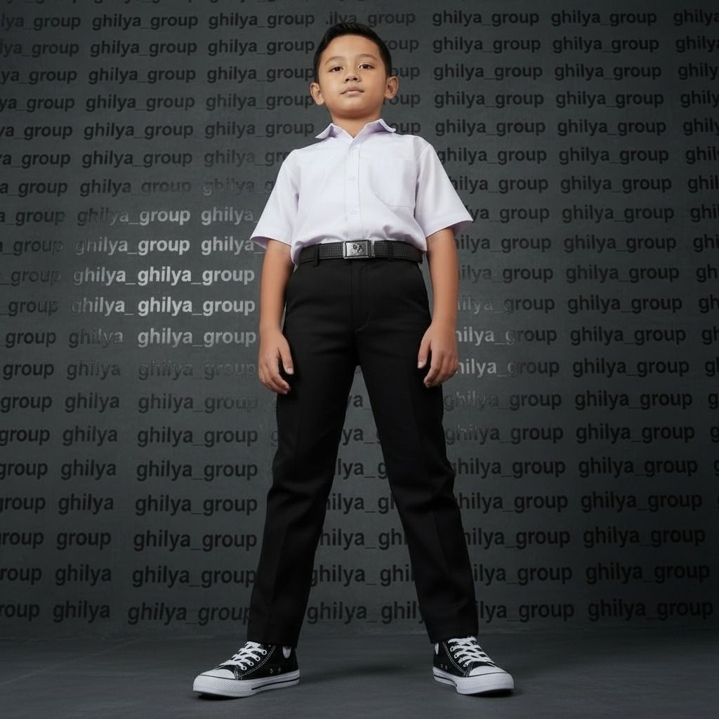 Celana hitam sd licin, celana hitam sd, celana hitam licin, celana hitam mengkilap, celana hitam pan