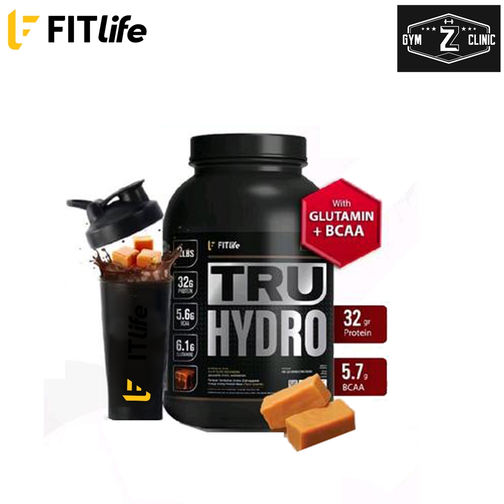 FITLIFE TruHydro Whey Protein 900g 2lbs Whey Protein Hydrolyzed BPOM Halal