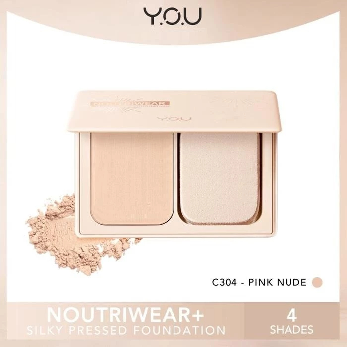 Y.O.U NoutriWear+ Silky Pressed Foundation - YOU Bedak Padat
