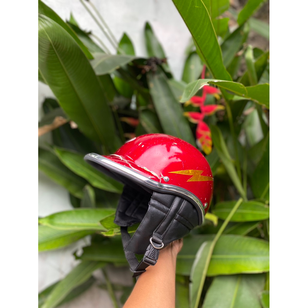 helm honda astrea jadul bassball dmi helm jadul ori chips helm kiwi lawas cibuk