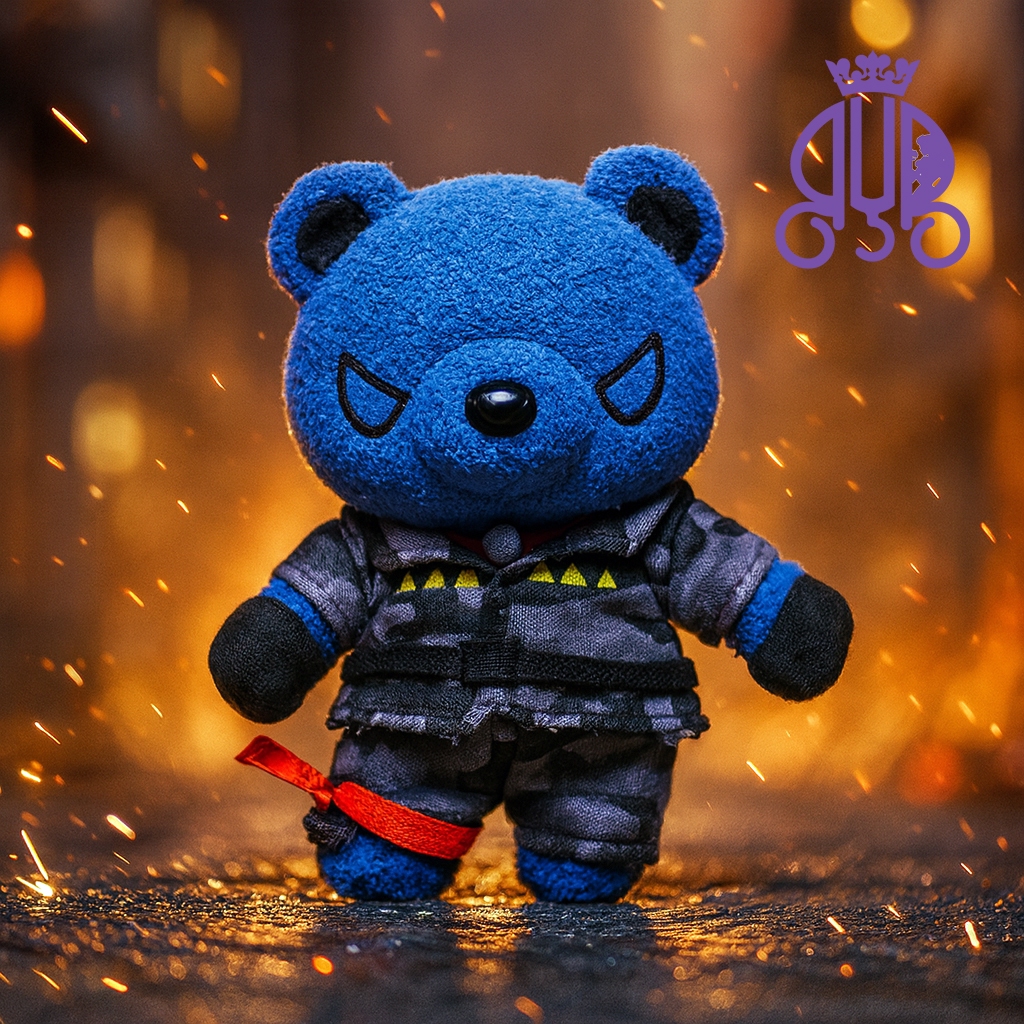 Gantungan kunci Hypnosis Mic Division Rap Battle Kuma-gurumi