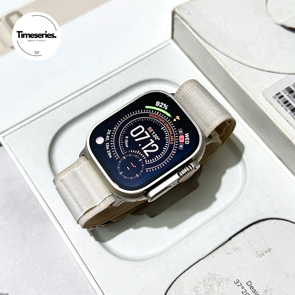 Ex iBox ID/A iWatch Ultra Gen 1 49mm BH95% Fullset Original Mulus