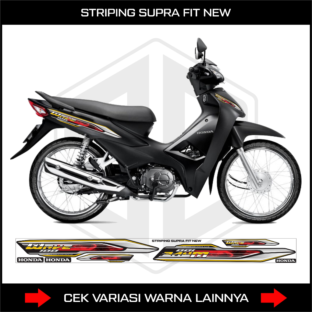 Striping Supra Fit X New | Stiker Striping Supra FIT New