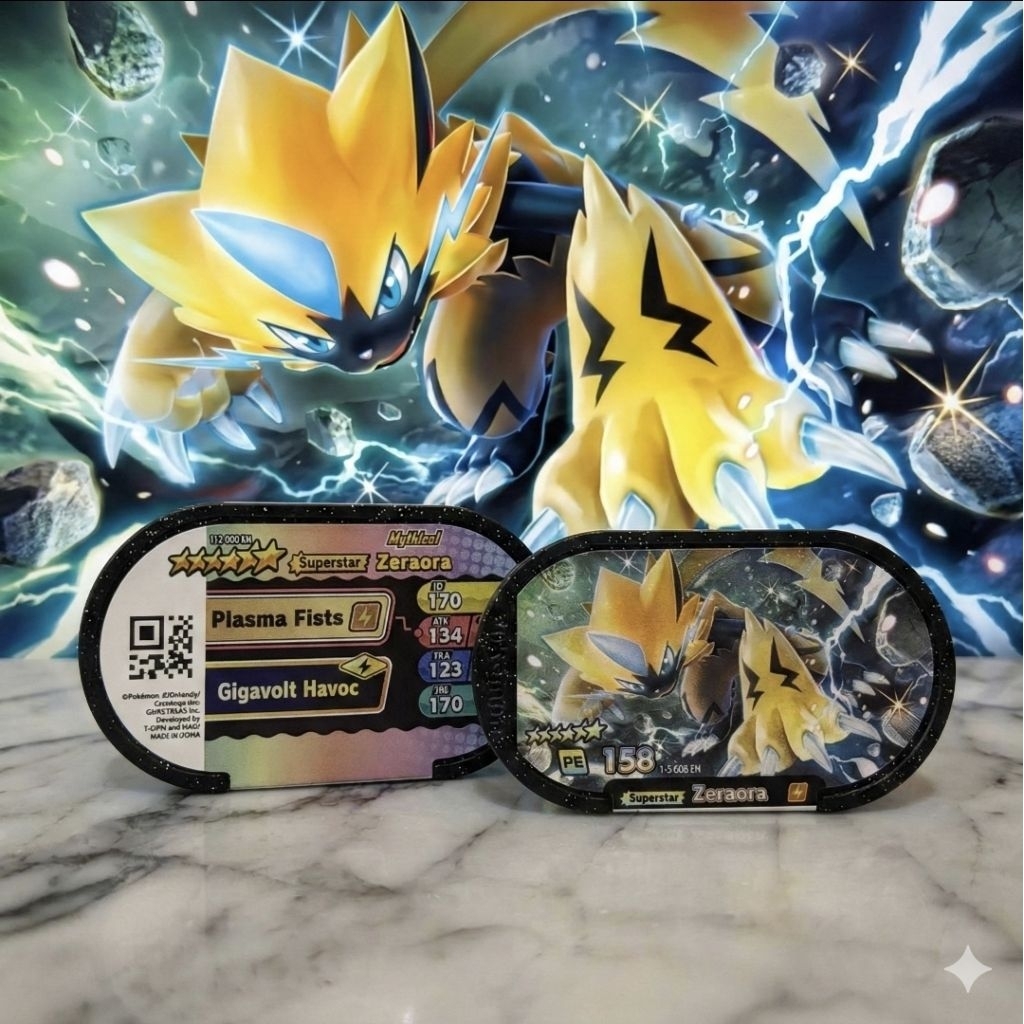 Zeraora Tag Pokemon Mezastar Bintang 6 Original_ag Pokemon Mezastar Zeraora_Tag Pokemon Mezastar Sea
