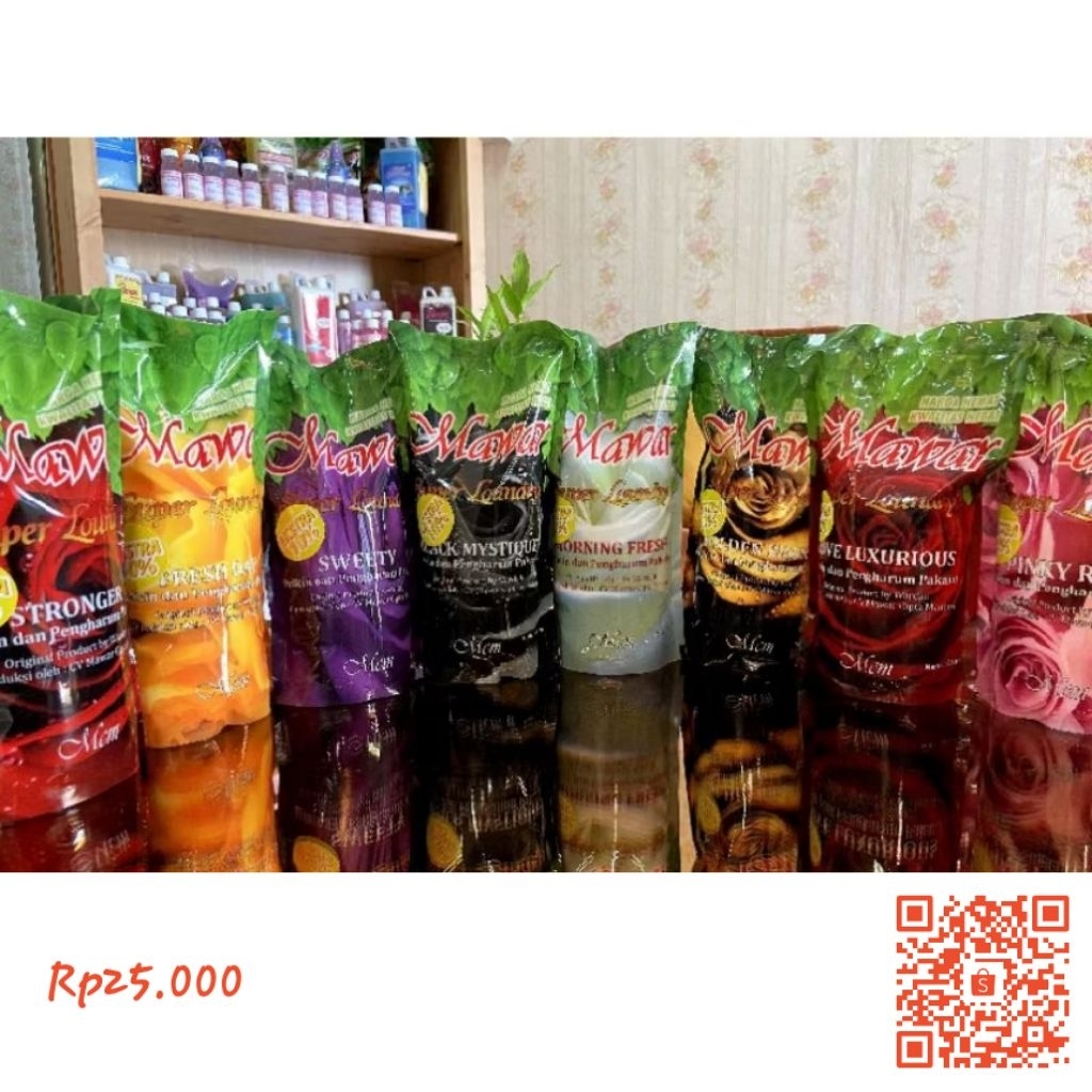 pewangi laundry mawar