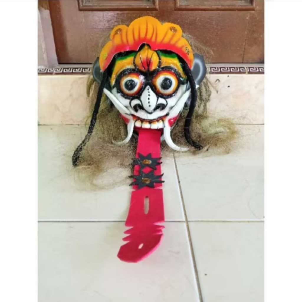 ️READY Topeng Rangda Bali - Tapel Rangda - Topeng Leak Bali - Topeng Leak Mika