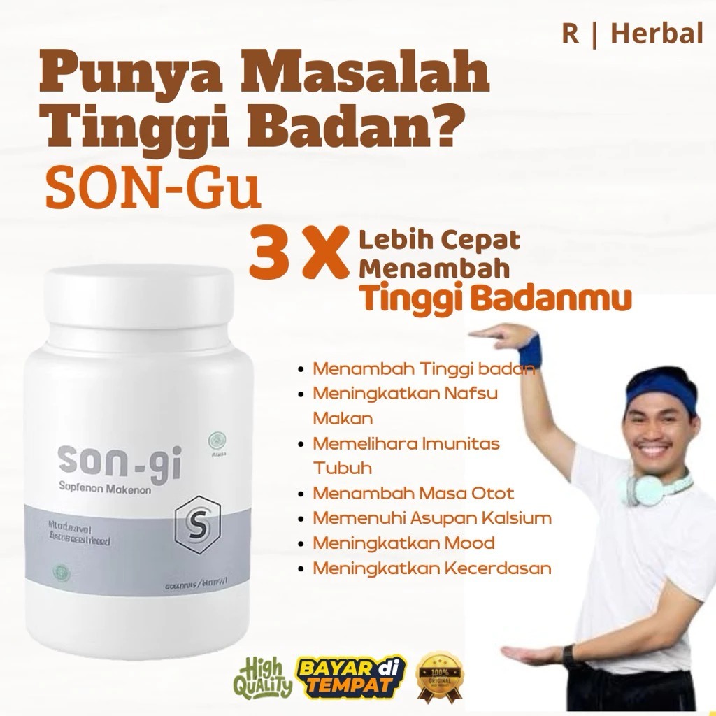 Suplemen Peninggi Badan BPOM Ampuh dan Permanen / Obat Tinggi Badan Alami Cepat Original Ampuh