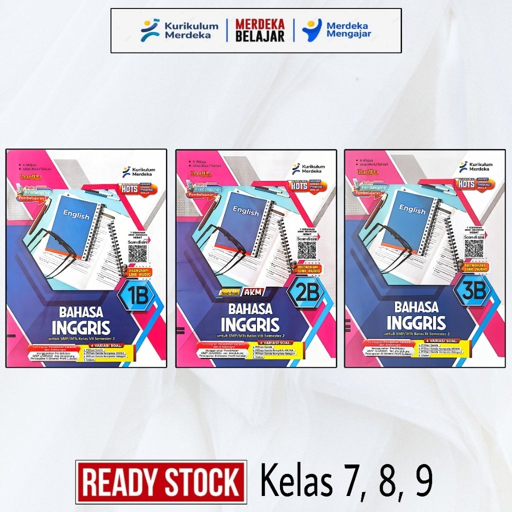 KARTIKA : LKS Bahasa Inggris untuk SISWA Kelas 7 8 9 - Semester 2 TA 2025 - 2026